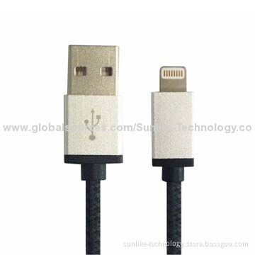 Lightning Cables with MFI, Metal Shell and Nylon Braiding